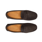 Alfred Penny Driving Loafer // Dark Brown (10)