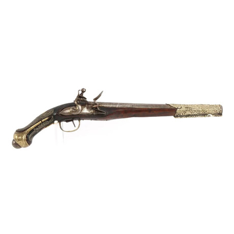 Long 19th Century Ornate Arabian Flintlock Pistol