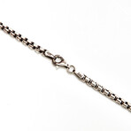 Ancient Greek Arrowhead // Silver and Sapphire Pendant