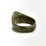 Medieval Bronze Archer's Ring // 13th-15th century AD
