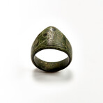Medieval Bronze Archer's Ring // 13th-15th century AD