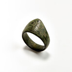 Medieval Bronze Archer's Ring // 13th-15th century AD
