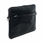 Tech Leather Laptop Sleeve // Black