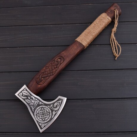 Carbon Steel Viking Axe // 7377
