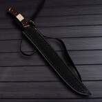 Damascus Short Sword // 7334