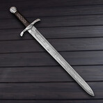 Damascus Celtic Sword // 7339