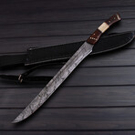 Damascus Short Sword // 7334