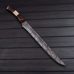 Damascus Short Sword // 7334