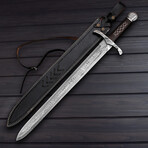 Damascus Celtic Sword // 7339