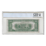 1934 A $ 20 HAWAII WWII EMERGENCY ISSUE PCGS 35 # 736