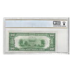 1934 $ 20 Federal Reserve Chicago PCGS 66 LIGHT GREEN SEAL # 354