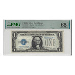 1928 $ 1 Silver Certificate EXTREMLY LOW 4 DIGIT AND BINARY SERIAL NUMBER 00001234 # 234