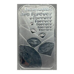 007 DIAMONDS ARE FOREVER  ONE TROY OUNCE