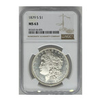1879 -S- SAN FRANCISCO MORGAN DOLLAR NGC MS 63