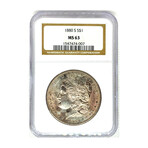 1880 - S - SAN FRANCISCO MORGAN DOLLAR NGC MS 63