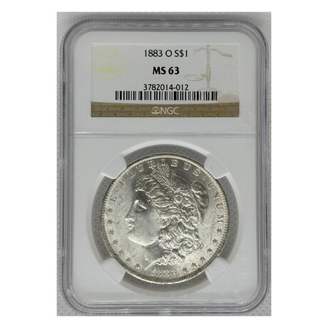 1883 - O- NEW ORLEANS  MORGAN DOLLAR NGC MS 63