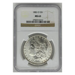 1883 - O- NEW ORLEANS  MORGAN DOLLAR NGC MS 63
