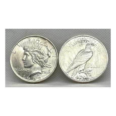 1923 PEACE SILVER DOLLAR BRILLIANT UNCIRCULATED