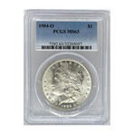 1904 -O - NEW ORLEANS MORGAN DOLLAR MINT STATE 63