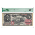 1878 $ 2 Legal Tender PMG 20 # 380