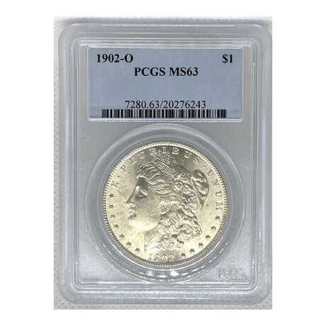 1902 -O - NEW ORLE6ANS MORGAN DOLLAR MINT STATE 63