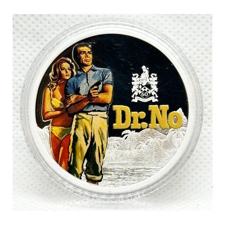 2022 JAMES BOND 007 DR NO ONE TROY OUNCE COIN
