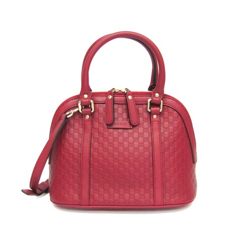 Gucci // MicroGuccissima Leather Handbag // Red // Pre-Owned