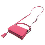 Prada // Saffiano Leather Shoulder Bag // Rose // Pre-Owned