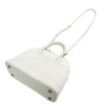 Balenciaga // Leather Handbag // White // Pre-Owned