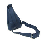 Prada // Leather Vitello Daino Sling Crossbody Bag // Navy Blue // Pre-Owned