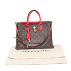Louis Vuitton // Monogram Leather Handbag // Monogram Brown + Red // Pre-Owned