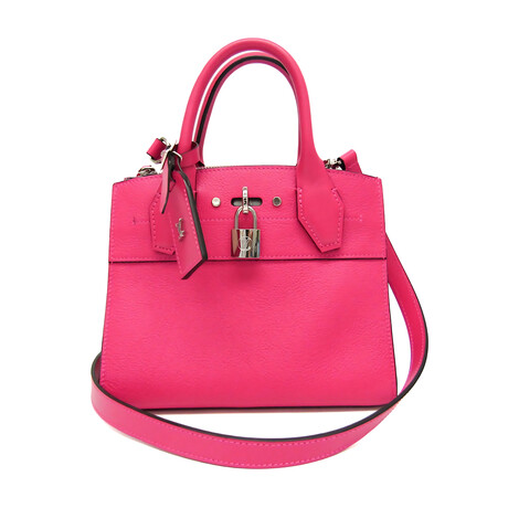 Louis Vuitton // City Steamer Leather Handbag // Rose // Pre-Owned