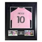 Lionel Messi // Inter Miami // Autographed Shirt + Framed