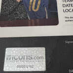 Lionel Messi // Argentina // Signed Shirt + Framed // Gold Number