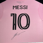 Lionel Messi // Inter Miami // Autographed Shirt + Framed