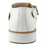 Adam //  Buckled Fisherman Sandal // White (US: 9.5)