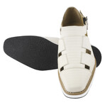 Adam //  Buckled Fisherman Sandals // Cream (US: 11)