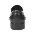 Rozar // Leather Slip-On Loafers // Black (US: 9.5)