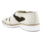 Adam //  Buckled Fisherman Sandals // Cream (US: 11)