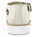 Adam //  Buckled Fisherman Sandals // Cream (US: 11)