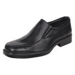 Rozar // Leather Slip-On Loafers // Black (US: 9.5)