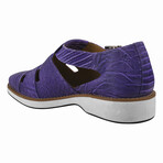 Adam //  Buckled Fisherman Sandals // Purple (US: 9.5)