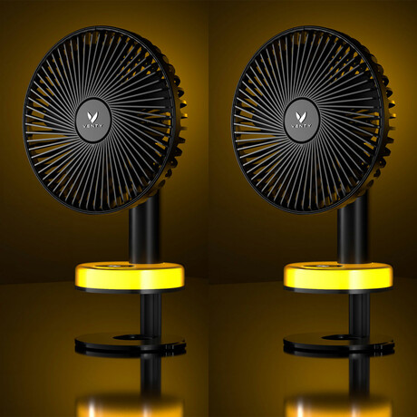 Venty Clip Fan // Black // 2 Pack