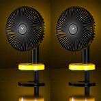 Venty Clip Fan // Black // 2 Pack