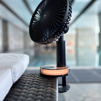 Venty Clip Fan // Black // 2 Pack