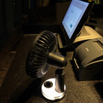 Venty Clip Fan // Black // 2 Pack