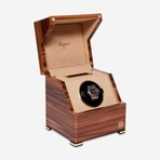 Rapport // Perpetua III Walnut Wood Single Watch Winder // Brown // W581