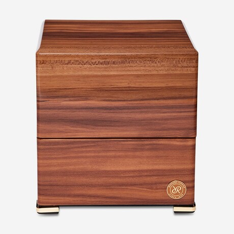 Rapport // Perpetua III Walnut Wood Single Watch Winder // Brown // W581