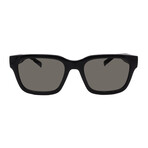 Unisex // GUCCI GG1857SK 001 Square Sunglasses // Black + Dark Gray Lenses