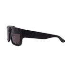 Unisex  // GUCCI GG1460S 001 Square Sunglasses // Black + Dark Gray Lenses
